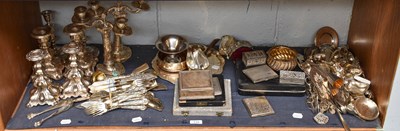 Lot 133 - A Collection of Assorted Silver Plate,...