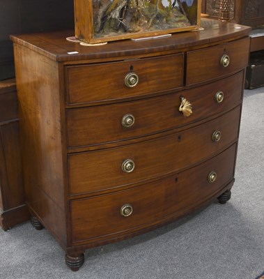 Lot 1332 - A Victorian Crossbanded Mahogany Chest of...