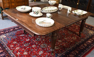 Lot 1181 - A 19th Century Mahogany Dining Table, with two...