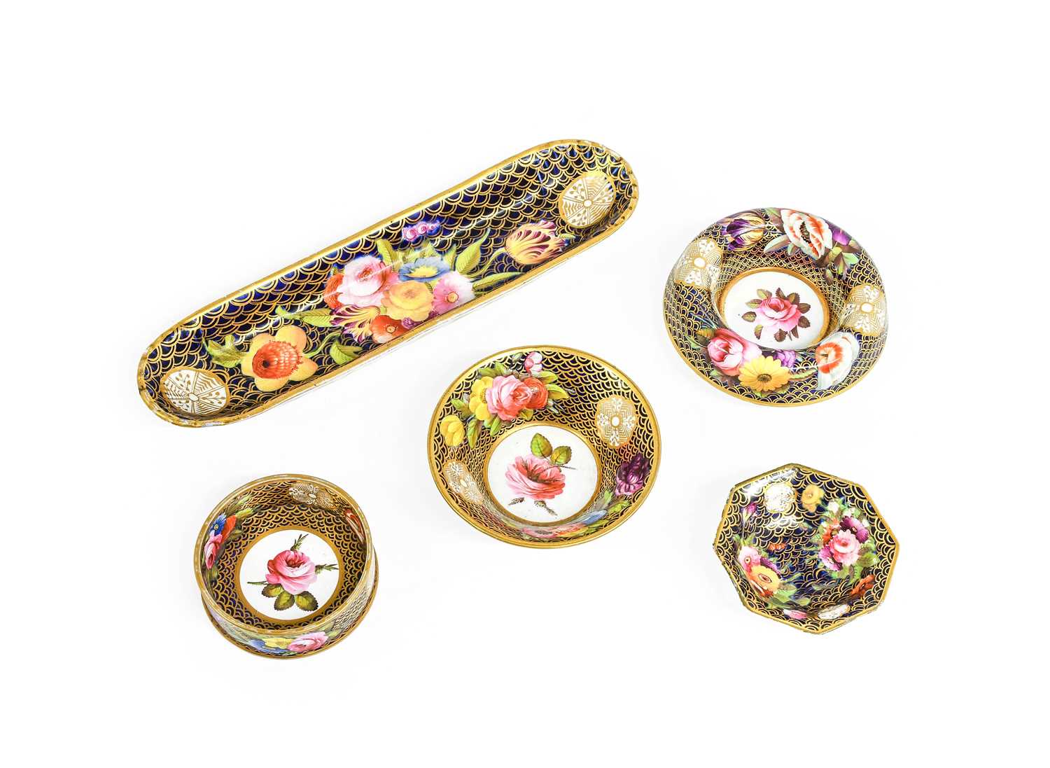 Lot 54 - A Spode Porcelain Pen Tray, circa 1820-25,...