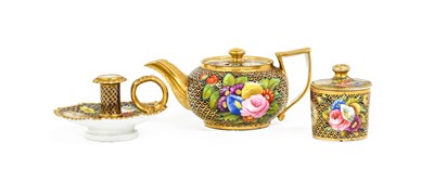 Lot 55 - A Spode Porcelain Miniature Teapot and Cover,...