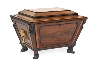 Lot 352 - A Regency Mahogany, Tulipwood-Banded, Boxwood...