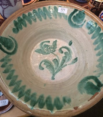 Lot 171 - A 19th/20th Century Slipware Bowl, 43cm, a...