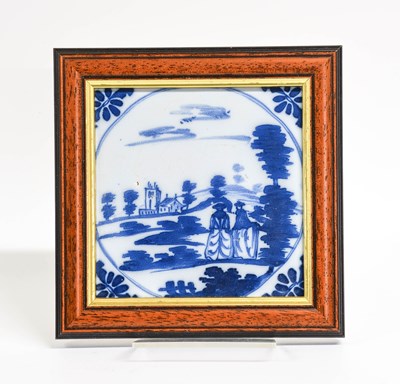 Lot 46 - Eighteen Delft Tiles, 18th century, painted in...