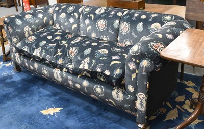 Lot 1289 - An Edwardian Chesterfield Three-Seater Sofa,...