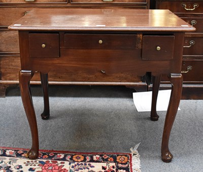 Lot 1206 - A 19th Century Mahogany Three-Drawer Side...