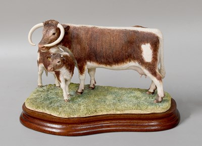 Lot 226 - Border Fine Arts 'Longhorn Cow and...