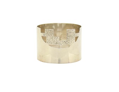 Lot 103 - An Elizabeth II Silver Napkin-Ring, by John...