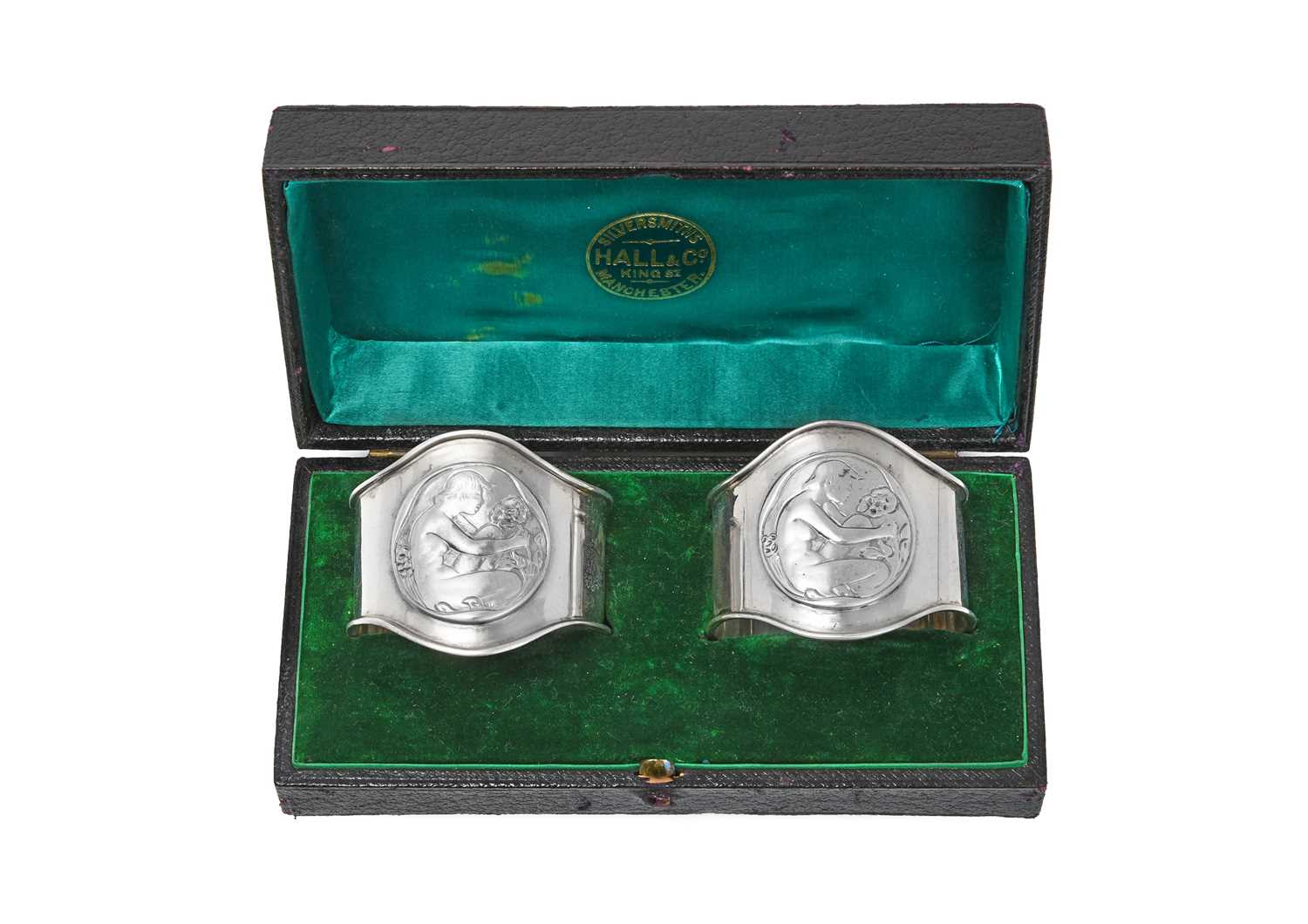 Lot 272 - Kate Harris for William Hutton: A Cased Pair...