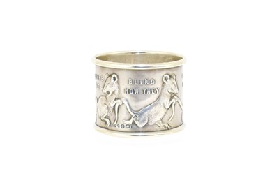 Lot 63 - A George V Silver Napkin-Ring, by Henry...