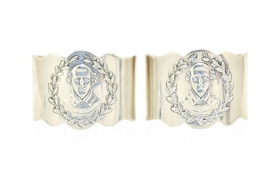 Lot 42 - A Pair of Edward VII Silver Napkin-Rings, by S....