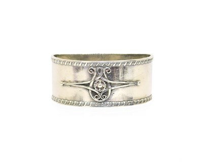 Lot 35 - A George V Silver Napkin-Ring, by Joseph...