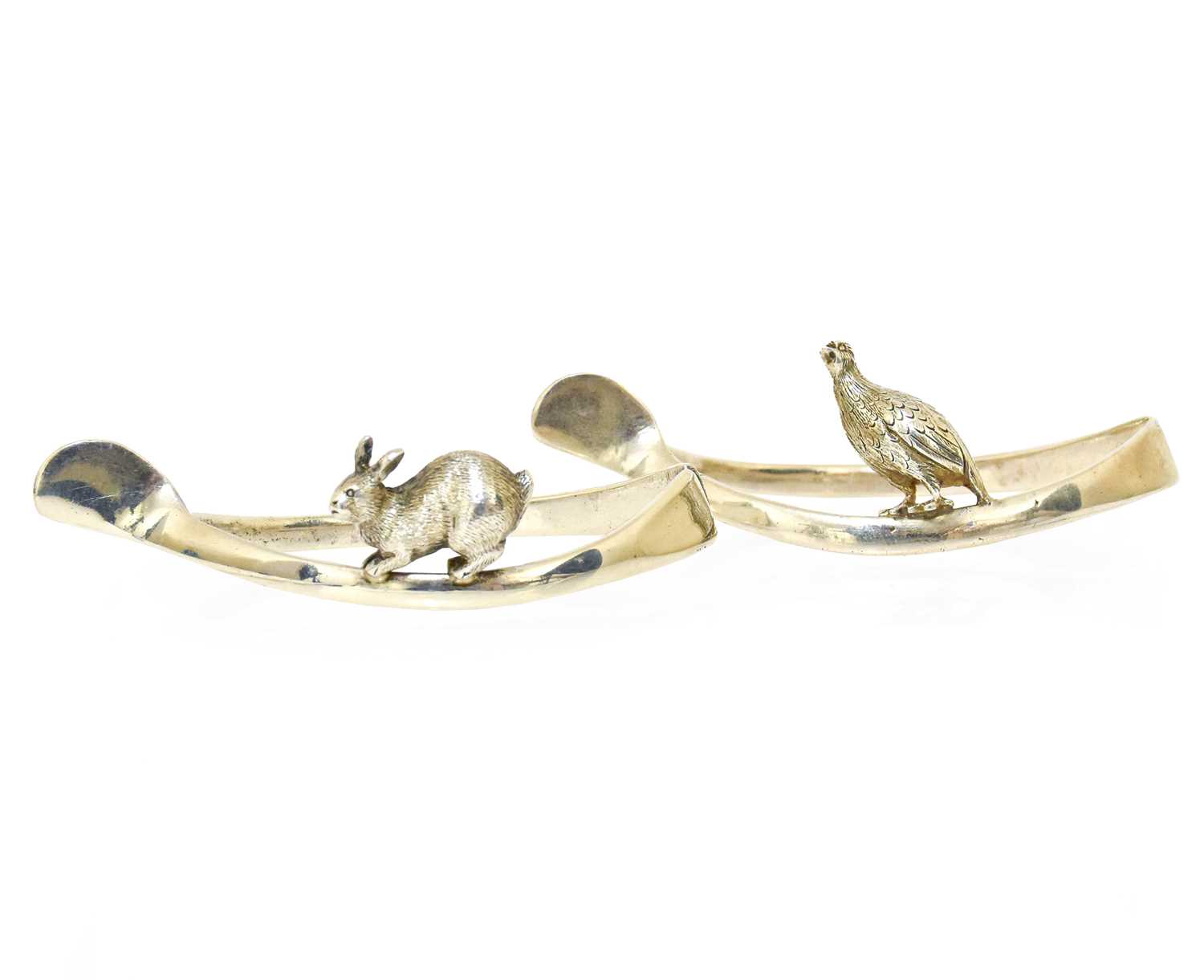Lot 53 - Two George V Silver Napkin-Rings, by C, and C....
