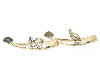 Lot 53 - Two George V Silver Napkin-Rings, by C, and C....