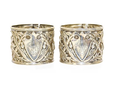 Lot 10 - A Pair of Victorian Scottish Silver...