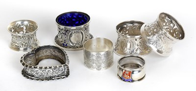 Lot 110 - A Collection of Assorted Silver, including a...