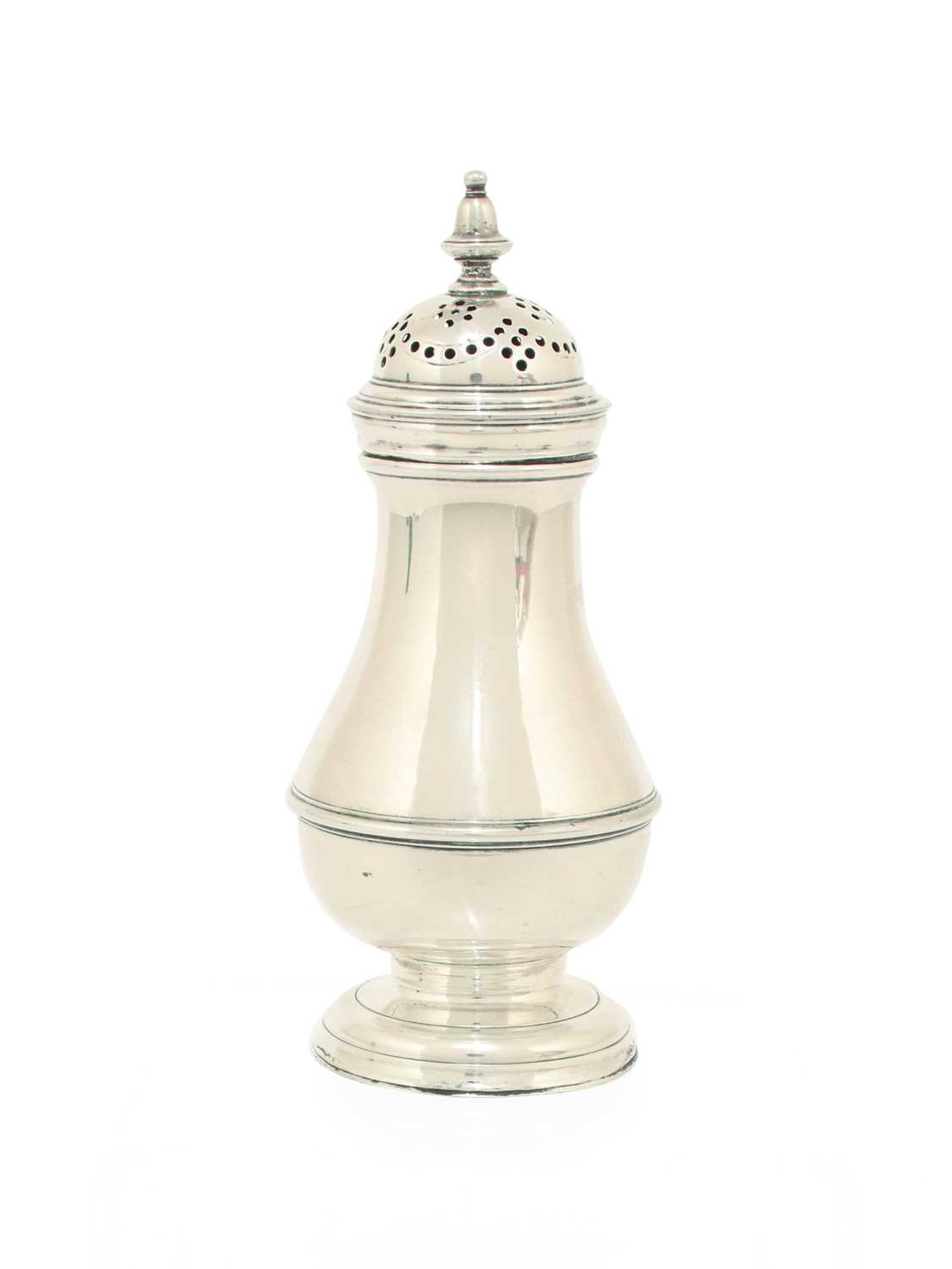 Lot 14 - A George II Silver Pepperette, by James Gamon,...