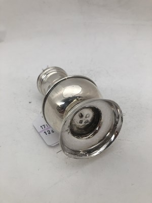 Lot 14 - A George II Silver Pepperette, by James Gamon,...