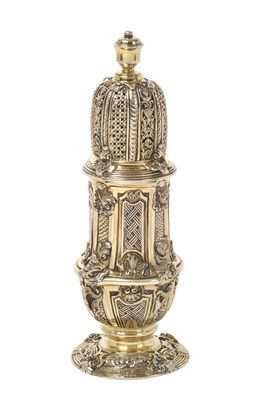 Lot 2129 - An Edward VII Silver-Gilt Caster