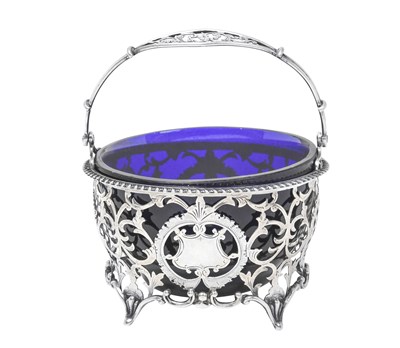 Lot 2125 - A George V Silver Sugar-Basket