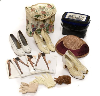 Lot 2224 - Circa 1950s Costume Accessories comprising a...