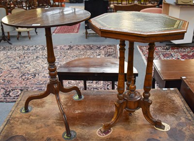 Lot 1193 - A 19th Century Oak Tripod Table, 52cm by 73cm,...