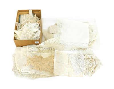 Lot 2142 - Mainly 20th Century Decorative Lace comprising...