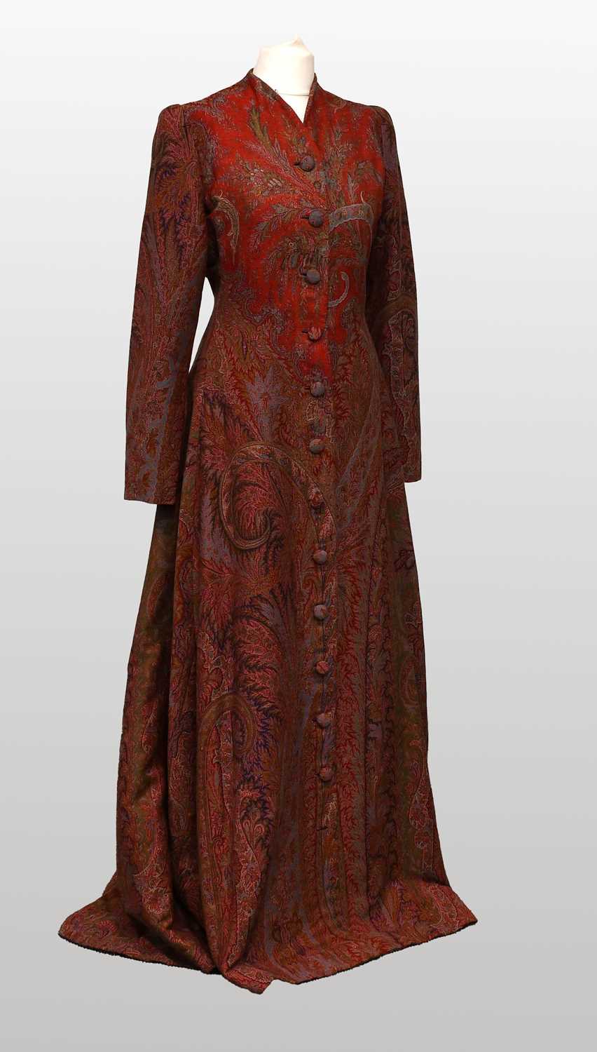 Lot 2108 - Circa 1900 Paisley Full Length Paisley Robe,