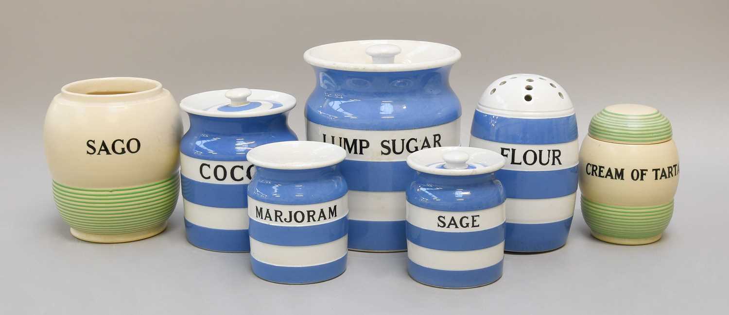 Lot 176 - Four T G Green & Co Limited Cornish Ware Jars...