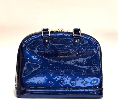 Lot 1027 - Louis Vuitton Patent Leather Alma Handbag...