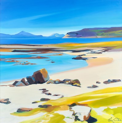 Lot 59 - Pam Carter (b.1952) Scottish "Muck Beach"...