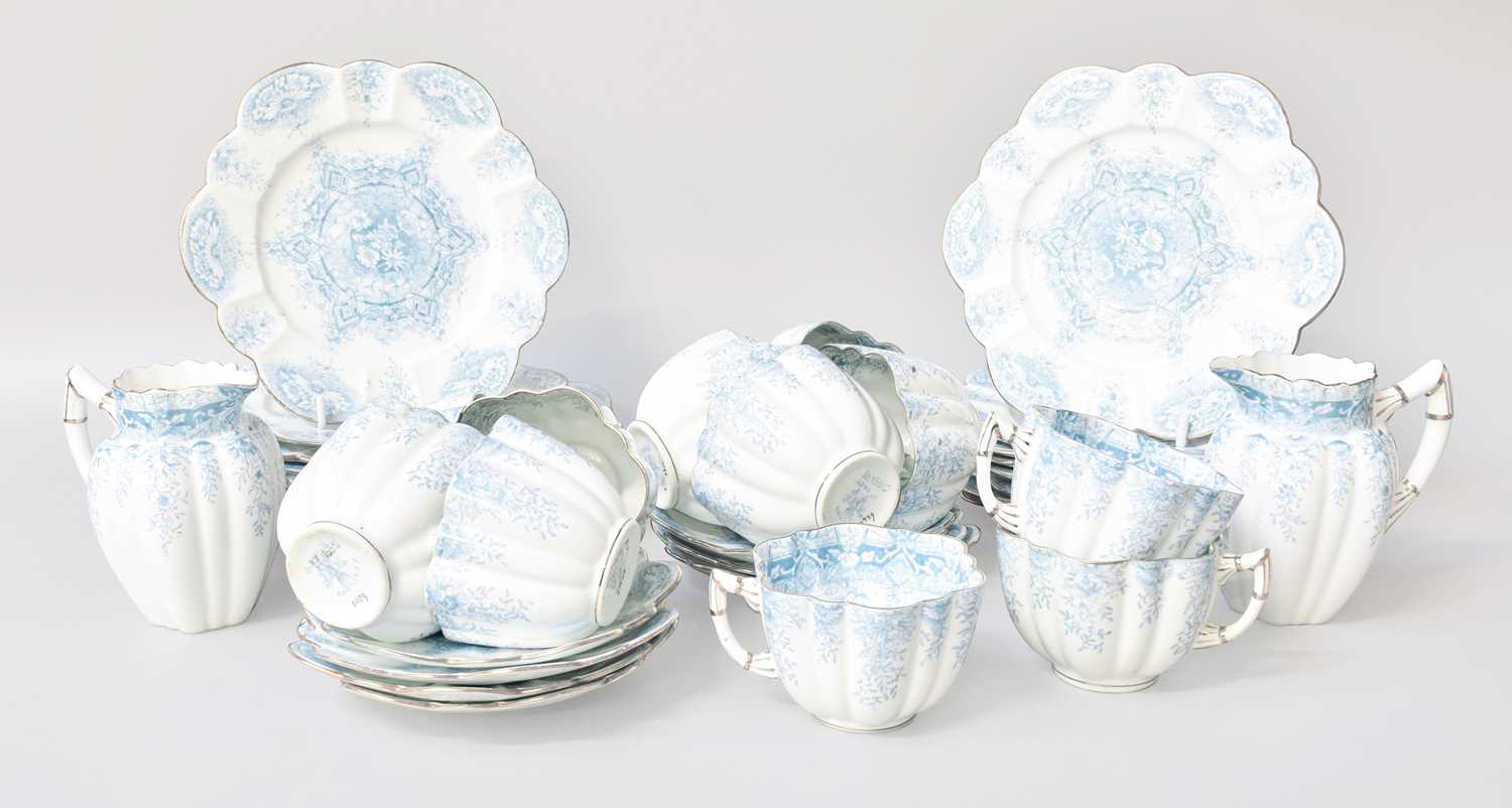 Lot 143 - A Wileman & Co. Foley Porcelain Tea Set,...