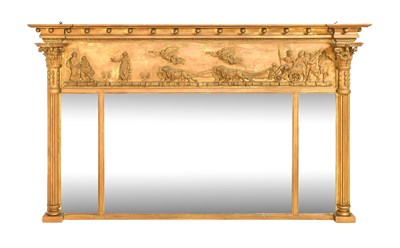 Lot 367 - A Regency Gilt and Composition Overmantel...