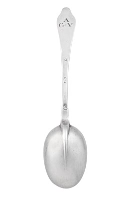 Lot 2038 - A Queen Anne Silver Dog Nose Spoon