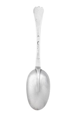 Lot 2036 - A Queen Anne Silver Trefid Spoon