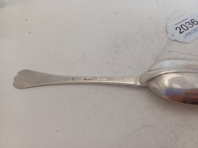 Lot 2036 - A Queen Anne Silver Trefid Spoon