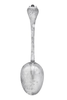 Lot 2033 - A William and Mary Silver Trefid Spoon