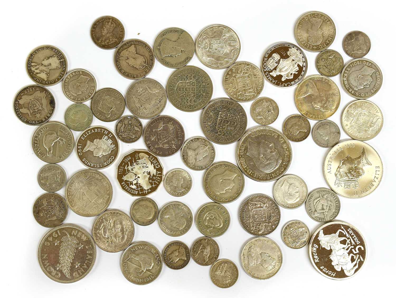 Lot 69 - Australia and New Zealand, Assorted Silver...
