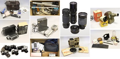 Lot 181 - Various Cameras And Lenses