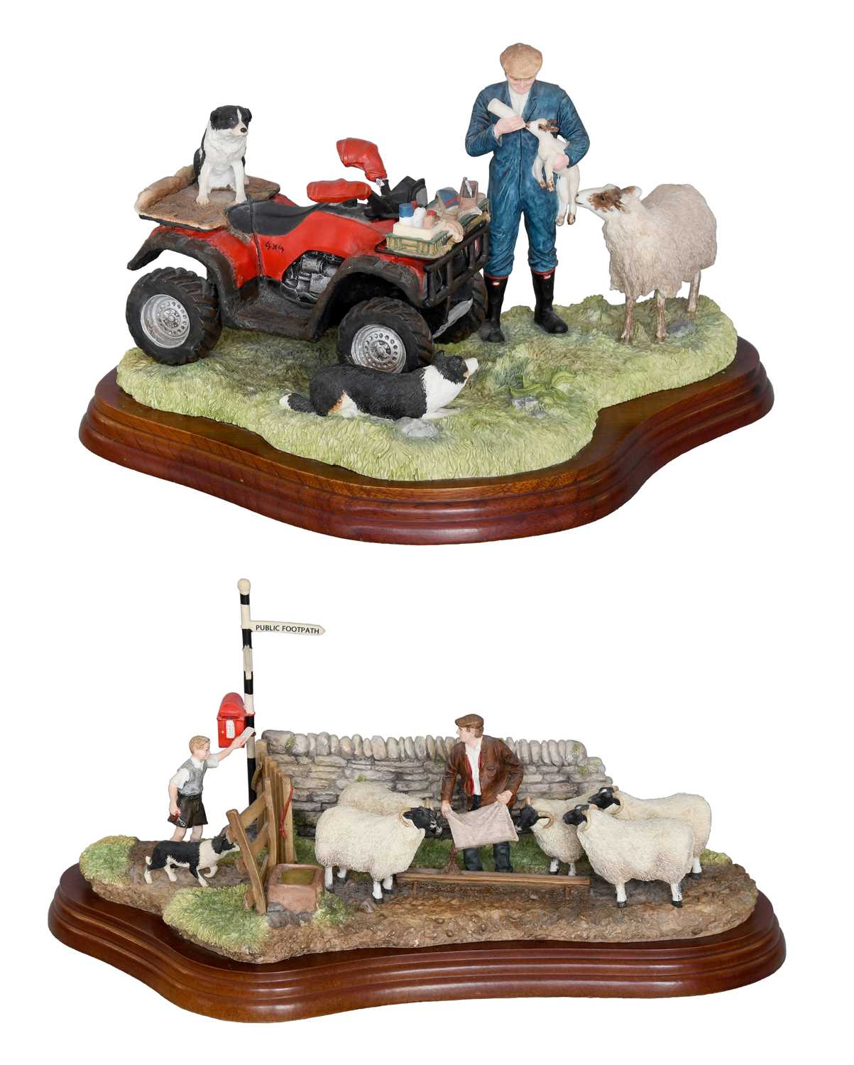 Lot 104 - Border Fine Arts Studio Models, Comprising: