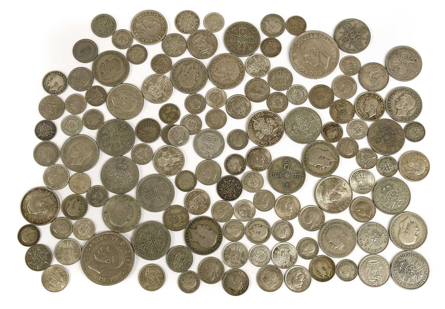 Lot 61 - Mixed Pre-1947 Silver Coinage, mixed...