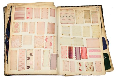 Lot 2010 - Early 20th Century French Album of Fabric...