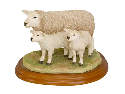 Lot 153 - Border Fine Arts Sheep and Collie Groups,...