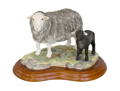 Lot 153 - Border Fine Arts Sheep and Collie Groups,...