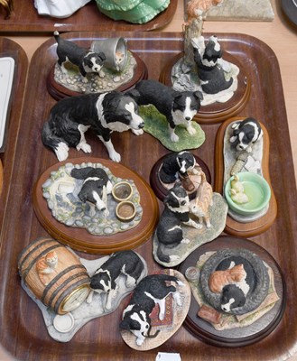 Lot 153 - Border Fine Arts Sheep and Collie Groups,...