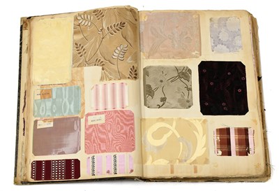 Lot 2011 - Early 20th Century Album of Fabric Samples...