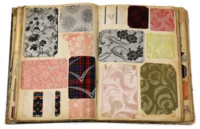 Lot 2011 - Early 20th Century Album of Fabric Samples...