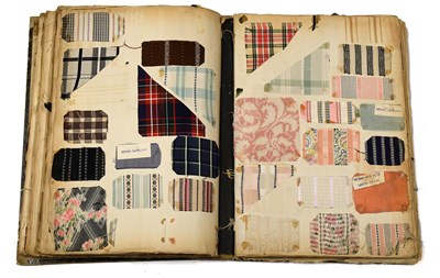 Lot 2011 - Early 20th Century Album of Fabric Samples...