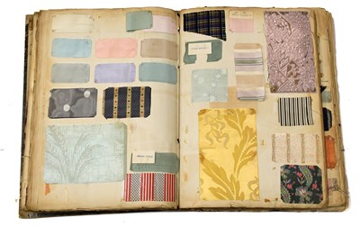 Lot 2011 - Early 20th Century Album of Fabric Samples...