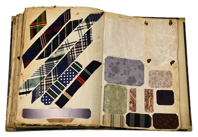 Lot 2011 - Early 20th Century Album of Fabric Samples...